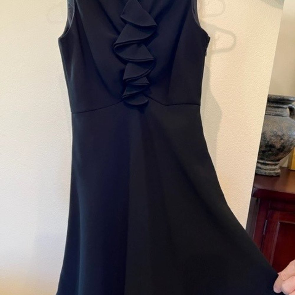 NEW Calvin Klein Black Ruffle Dress - Picture 5 of 5